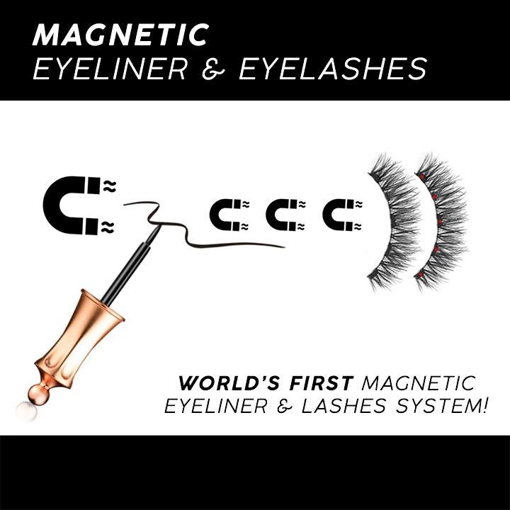 Magnetic Eyeliner & False Eyelash Set Buy 1 Get 1 Free