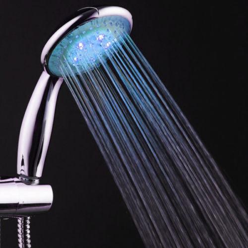 Multi Color Handheld LED Shower Head