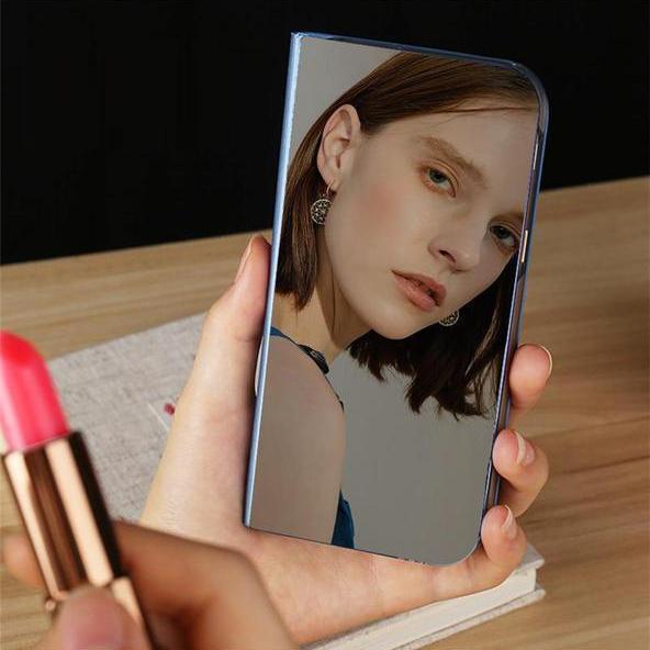 3 in 1 Mirror Flip Case for Samsung Phones