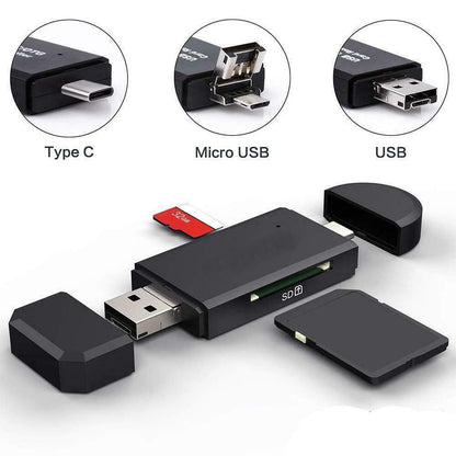 3-in-1 Mobile Card Reader