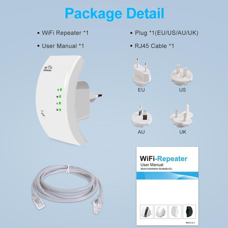 300Mbps Wireless WiFi Repeater WiFi Booster WiFi Amplifier Wi Fi Long Signal Range Extender Wi Fi repeater 802.11N Access point