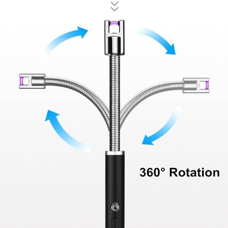 Rechargeeable Arc Bendable Lighter