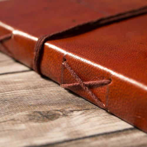 Gemini Zodiac Handmade Leather Journal