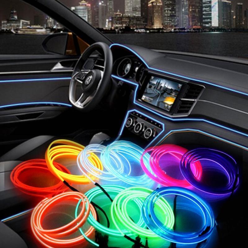 Car Interior Lighting LED Strip Flexible Neon Light