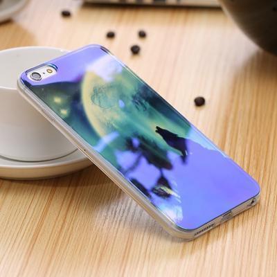 Blue Ray Light Phone Case - Modern Transparent iPhone Case