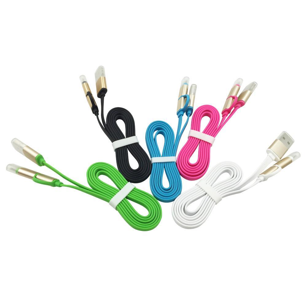 2 in 1 Micro USB Cable - Easy To Carry And Use