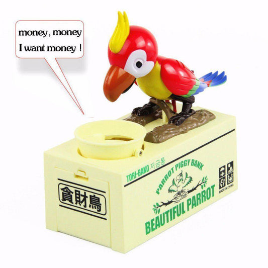 Brid Bank - Put Your Coins In The Plate, And It Will Go Eat It!