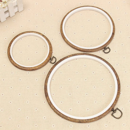3 Pieces Vintage Embroidery Hoops