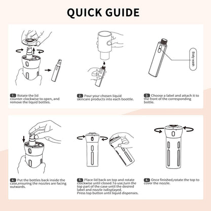 4-in-1 Travel Bottle