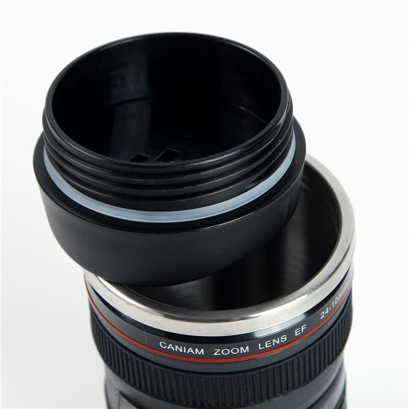 400ml Camera Lens Coffee Thermos