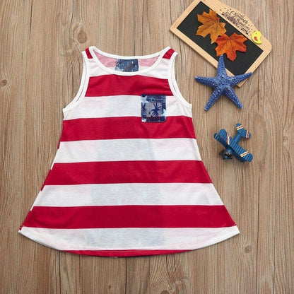 Mom Me Baby Girls Blouse 4th Of July Independence Day Family Tops Stars Striped T-Shirt Clothes
