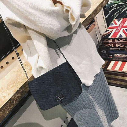 Quilted Chain Shoulder Crossbody Handbag