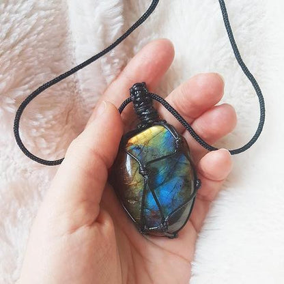 Dragon's Heart Labradorite Necklace