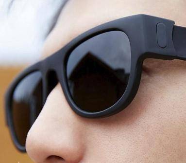 Slap and Fold Polarized Sunglasses - Black