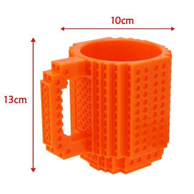 Build-On Brick Mug - BUILD UP YOUR COFFEE!