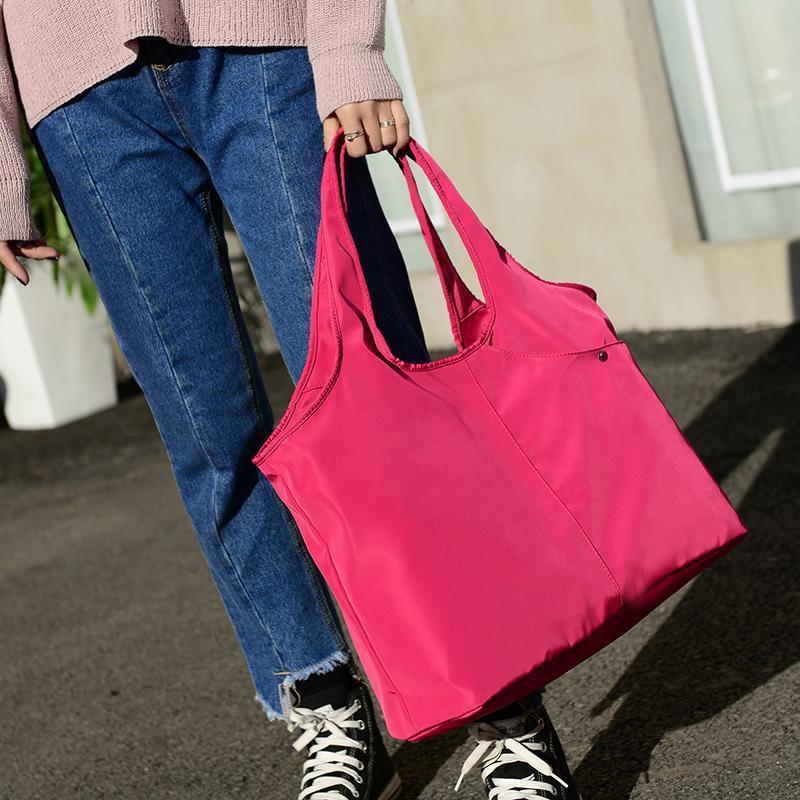 Capacity Oxford Shoulder Bag