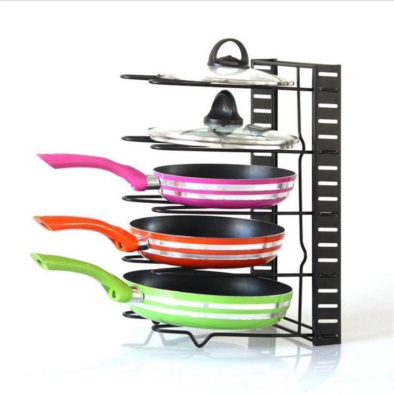 Adjustable Pan Rack Organizer