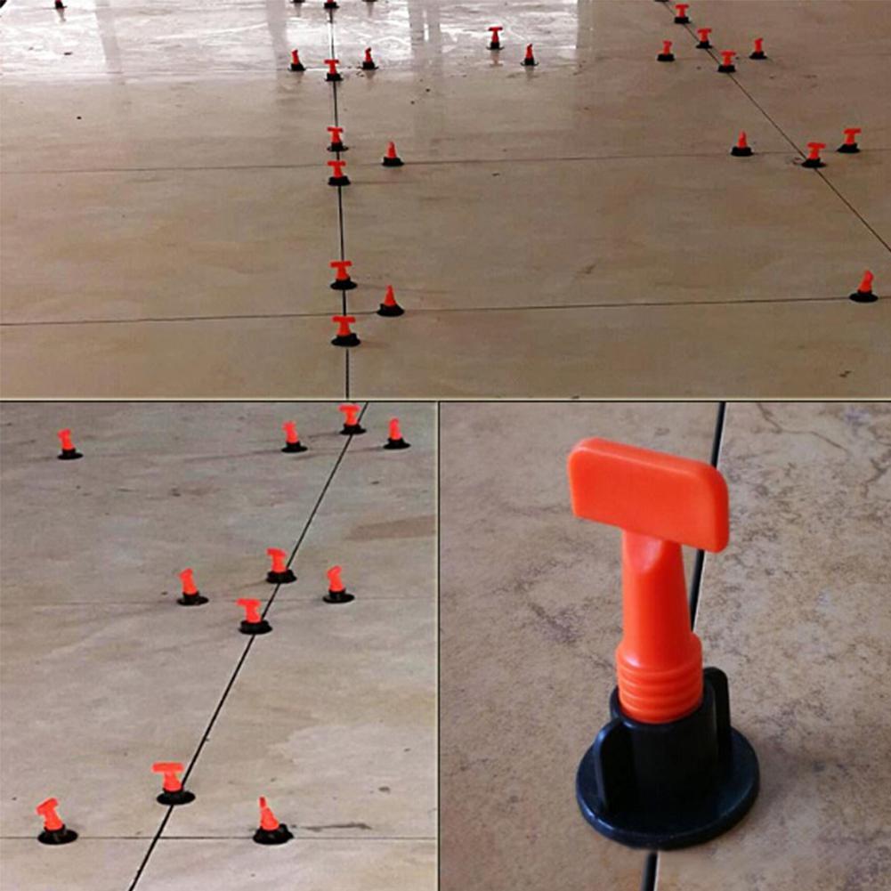 Reusable Tile leveling alignment System 50Pc Adjustable Tile Spacers ...