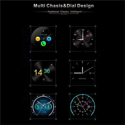 K88H Smartwatch MTK2502 Bluetooth Smart Watch Heart Rate Monitor Pedometer Dial for Android IOS