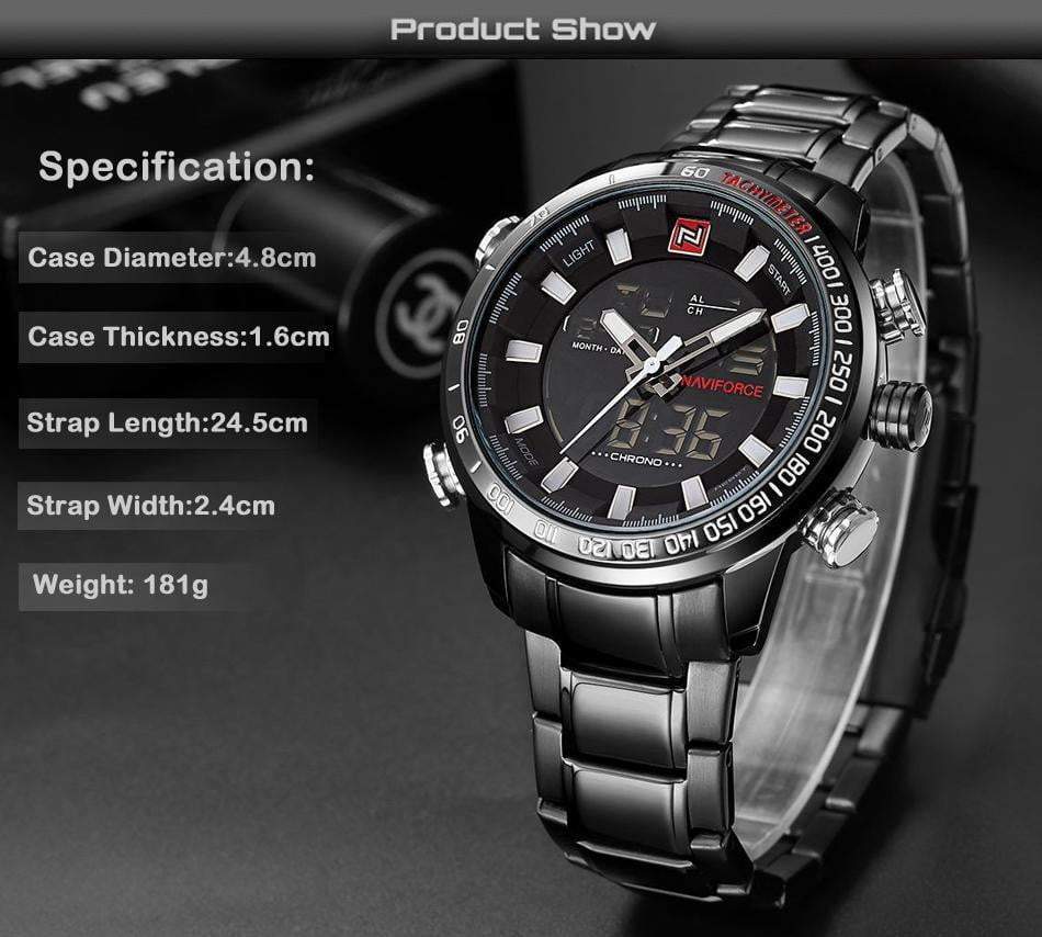 Luxury Sports Waterproof  Wristwatch