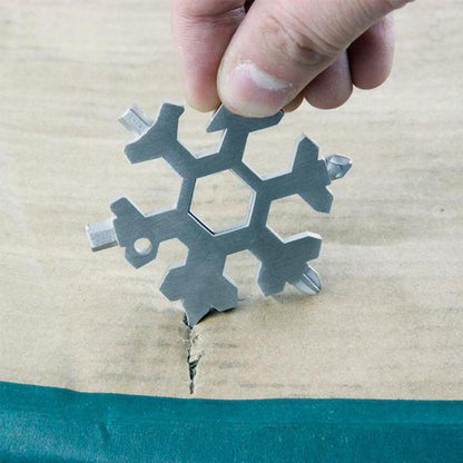 18-in-1 stainless steel snowflakes multi-tool
