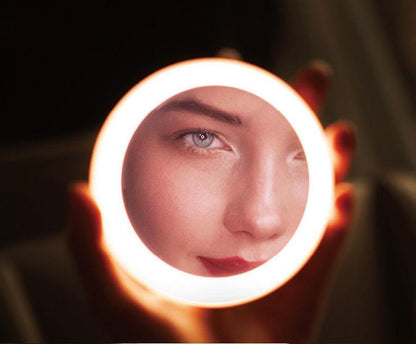 Wireless Charger Portable LED Makeup Mirror