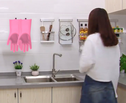 Silicone Scrubber Gloves