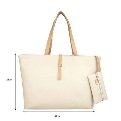 Fashion Women Large Leather Satchel Handbag