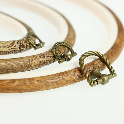 3 Pieces Vintage Embroidery Hoops