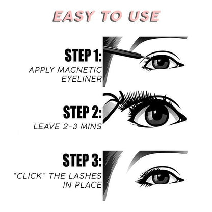 Magnetic Eyeliner & False Eyelash Set Buy 1 Get 1 Free