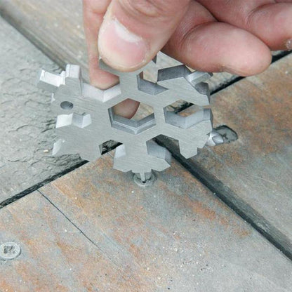 18-in-1 stainless steel snowflakes multi-tool