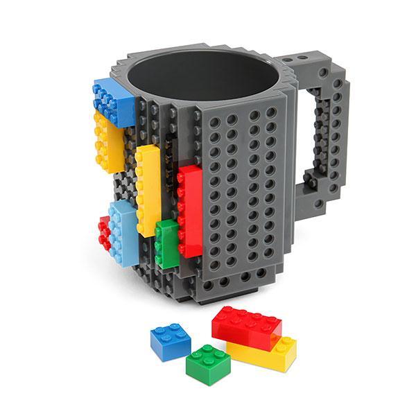 Build-On Brick Mug - BUILD UP YOUR COFFEE!