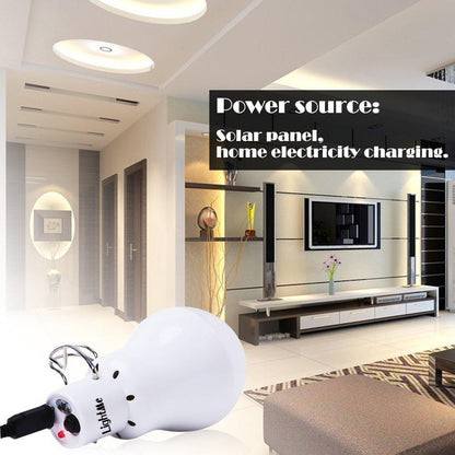 Led Bulb With Solar Energy - New Useful Energy Conservation For Home and Outdoor
