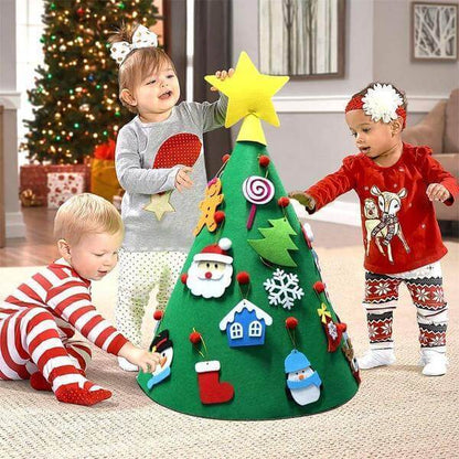 Kids DIY 3D Christmas Tree