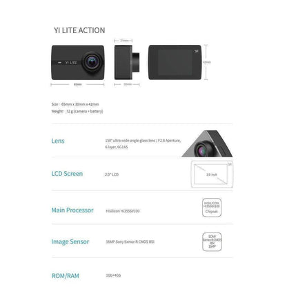 YI Lite Action Camera