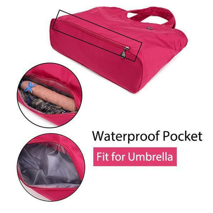 Capacity Oxford Shoulder Bag