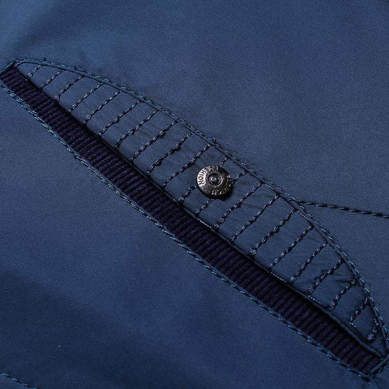 Slim Fit Thin Stand Button Casual Jacket