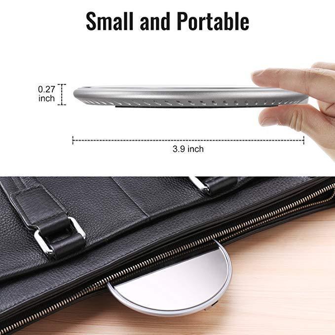 Wireless Charger Portable LED Makeup Mirror