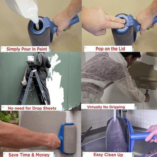 Pro Wall Paint Roller Set