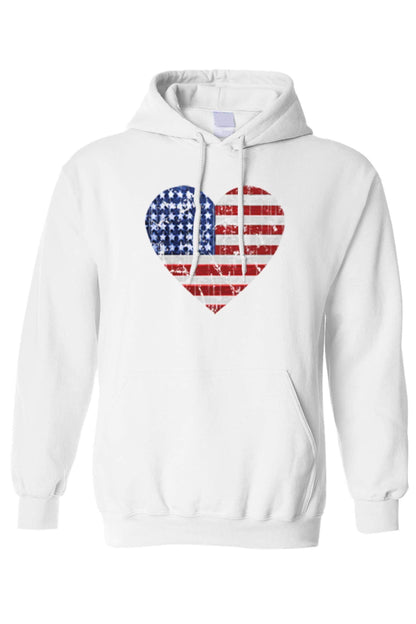 Men's/Unisex Pullover USA Flag  Hoodie