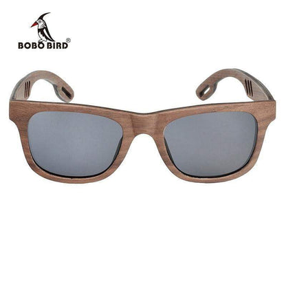 BOBO BIRD Vintage Wooden Polarized Sunglasses