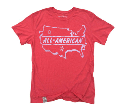 All American: Tri-Blend Short Sleeve T-Shirt