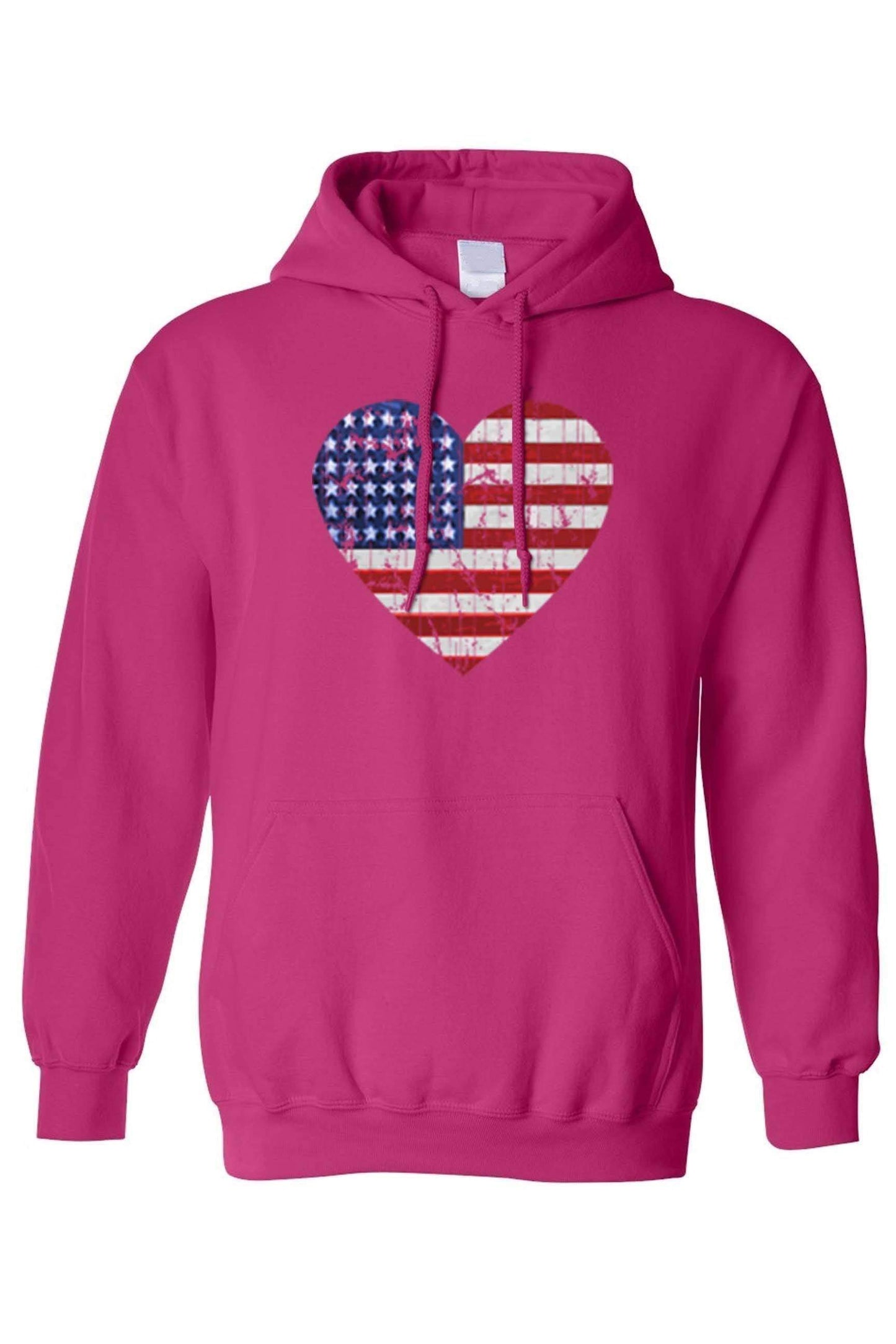 Men's/Unisex Pullover USA Flag  Hoodie