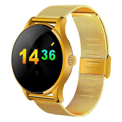 K88H Smartwatch MTK2502 Bluetooth Smart Watch Heart Rate Monitor Pedometer Dial for Android IOS