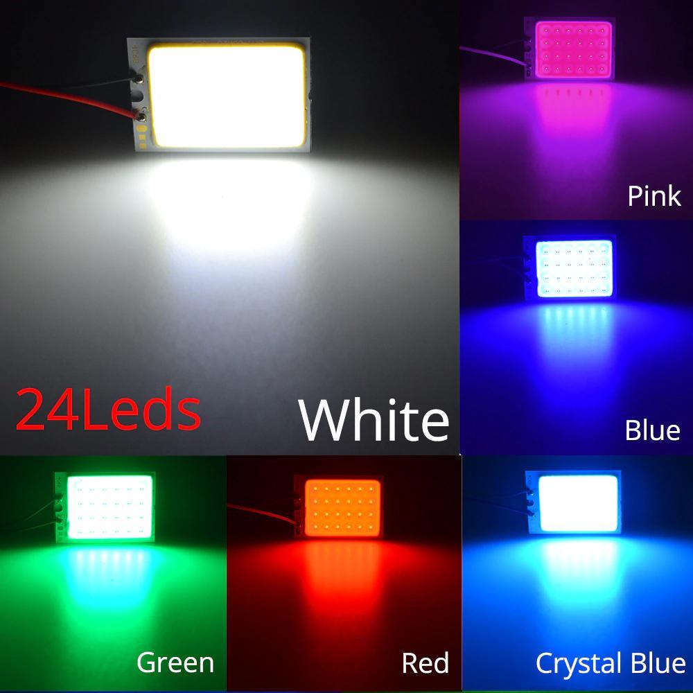 10pcs Multi-color Auto Interior Led Lamp Dome Bulb Light