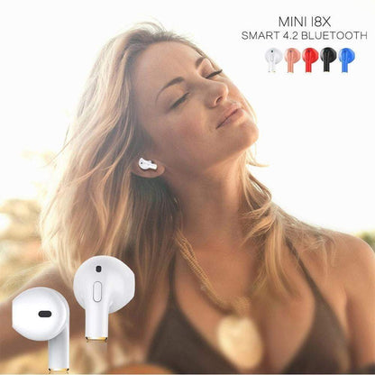 Single Ear Wireless Mini I8x Bluetooth Earphones