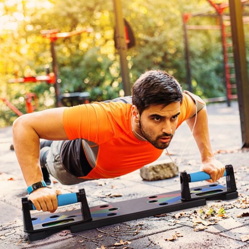 9-in-1 Push Up Muscle Building Rack