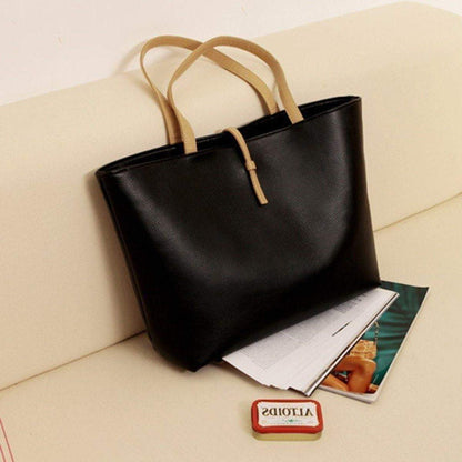 Fashion Women Large Leather Satchel Handbag