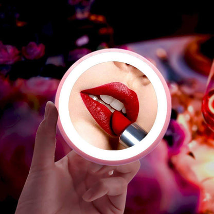 Wireless Charger Portable LED Makeup Mirror