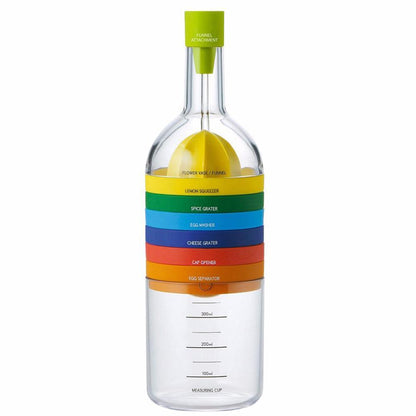 8-in-1 Colorful Multifunctional Kitchen Tool Bottle